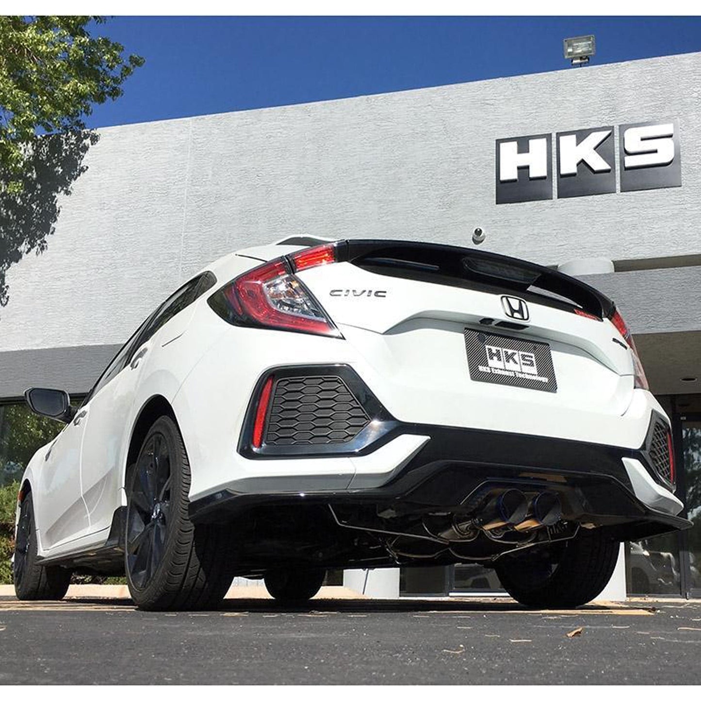 HKS Legamax Premium Exhaust - Honda Civic Hatchback 1.5T 17-21