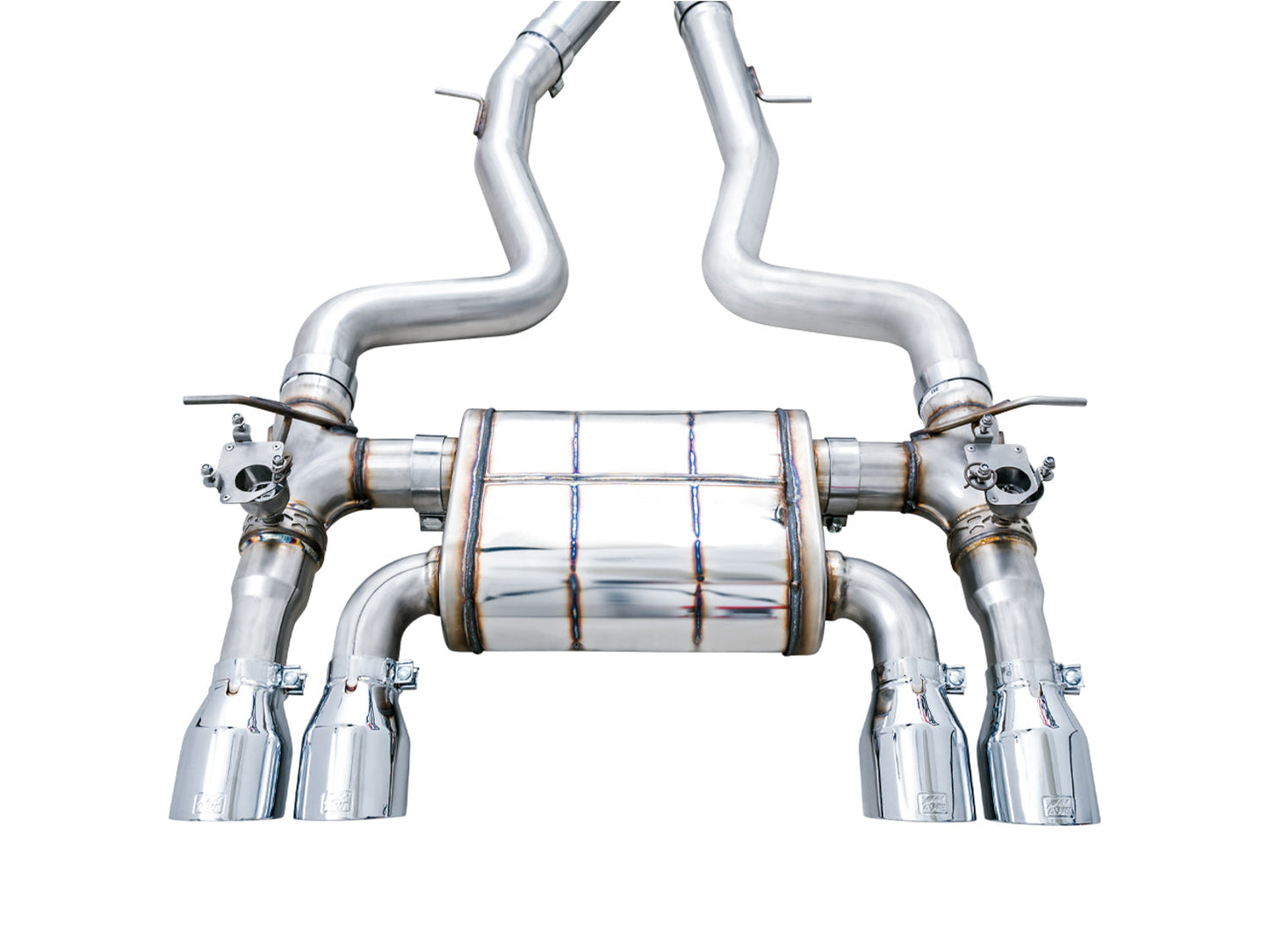 AWE Tuning AWE SwitchPath Catback Exhaust for BMW F8X M3/M4 - Chrome Silver - 3025-42070