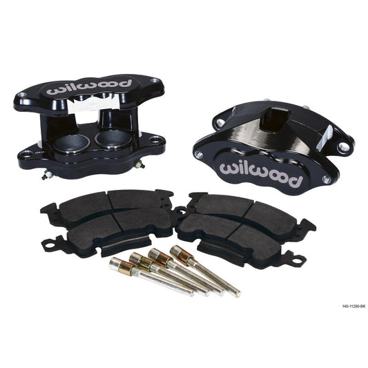 Wilwood D52 Front Caliper Kit - Black Powder Coat Caliper