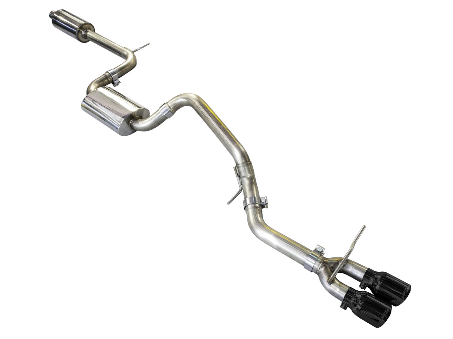 AWE Tuning Touring Edition Exhaust for VW MK7 Golf SportWagen - Diamond Black Tips (90mm) (3015-23040)