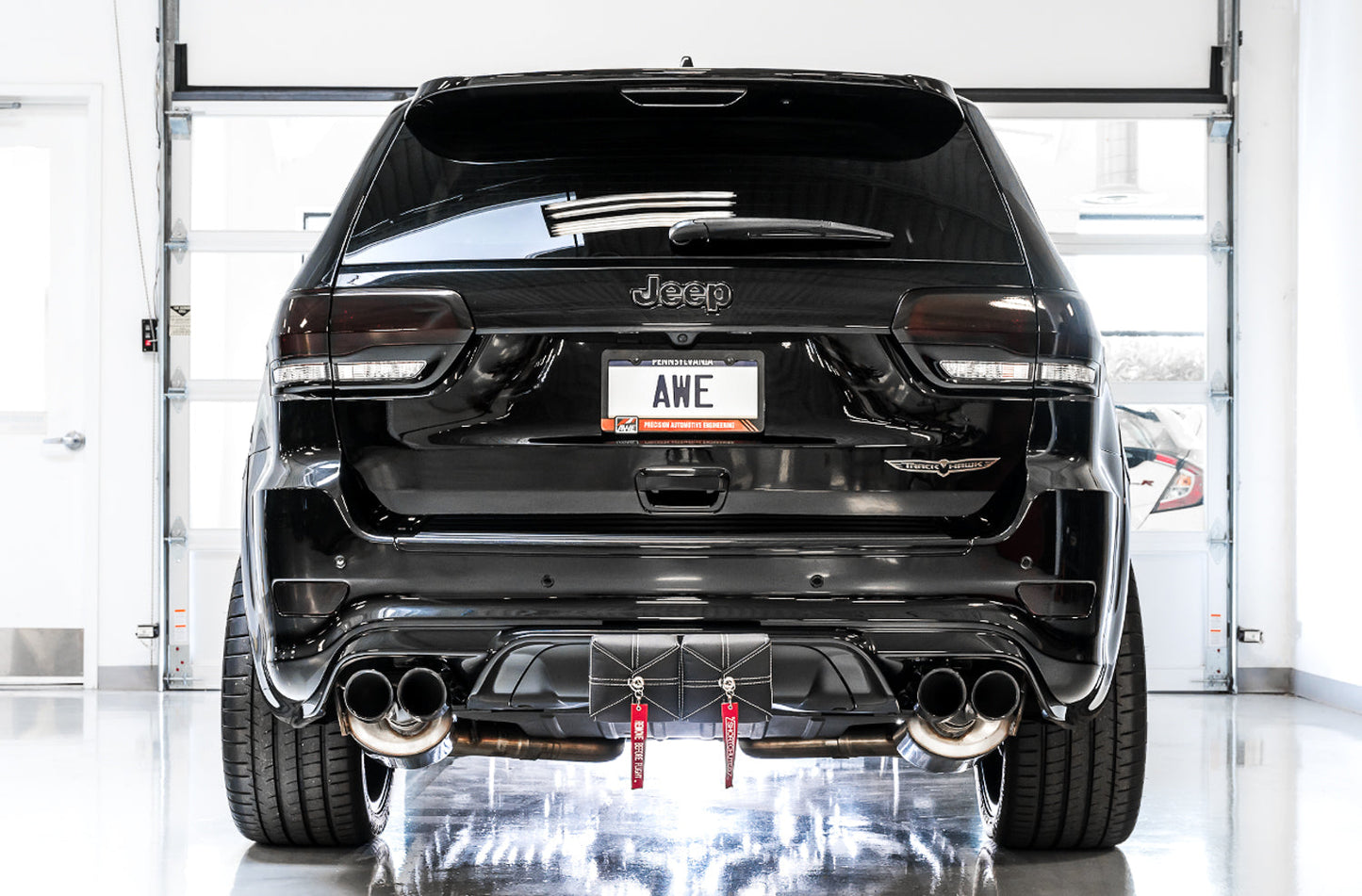 AWE Tuning Touring Edition Exhaust for Jeep Grand Cherokee SRT and Trackhawk - for use with stock tips (3015-31017)