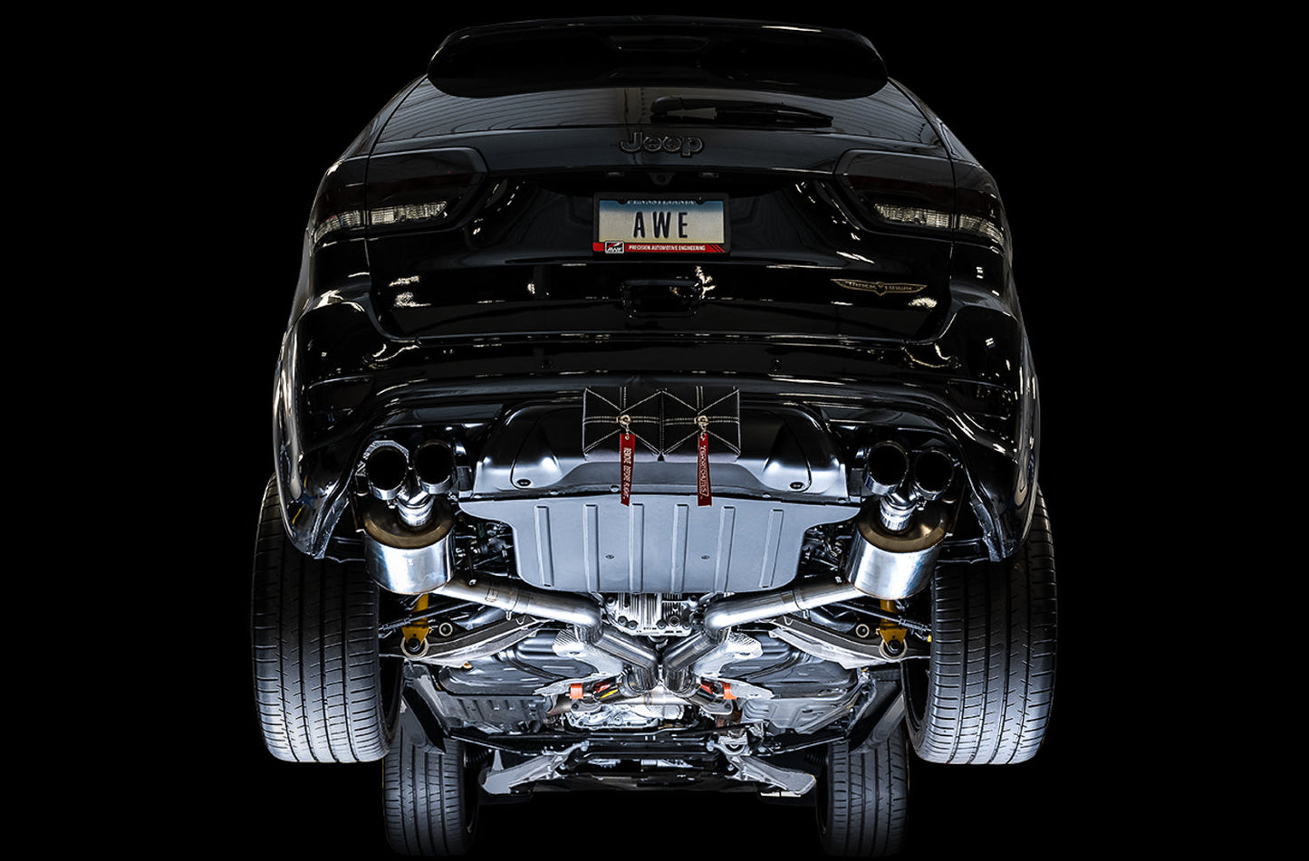 AWE Tuning Touring Edition Exhaust for Jeep Grand Cherokee SRT and Trackhawk - for use with stock tips (3015-31017)