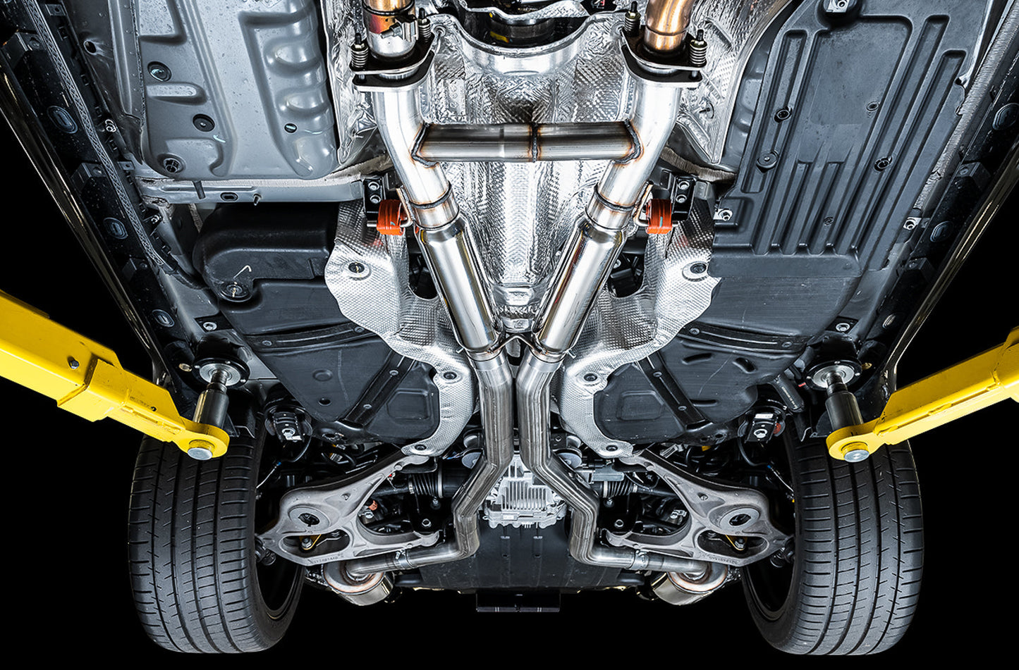AWE Tuning Touring Edition Exhaust for Jeep Grand Cherokee SRT and Trackhawk - for use with stock tips (3015-31017)