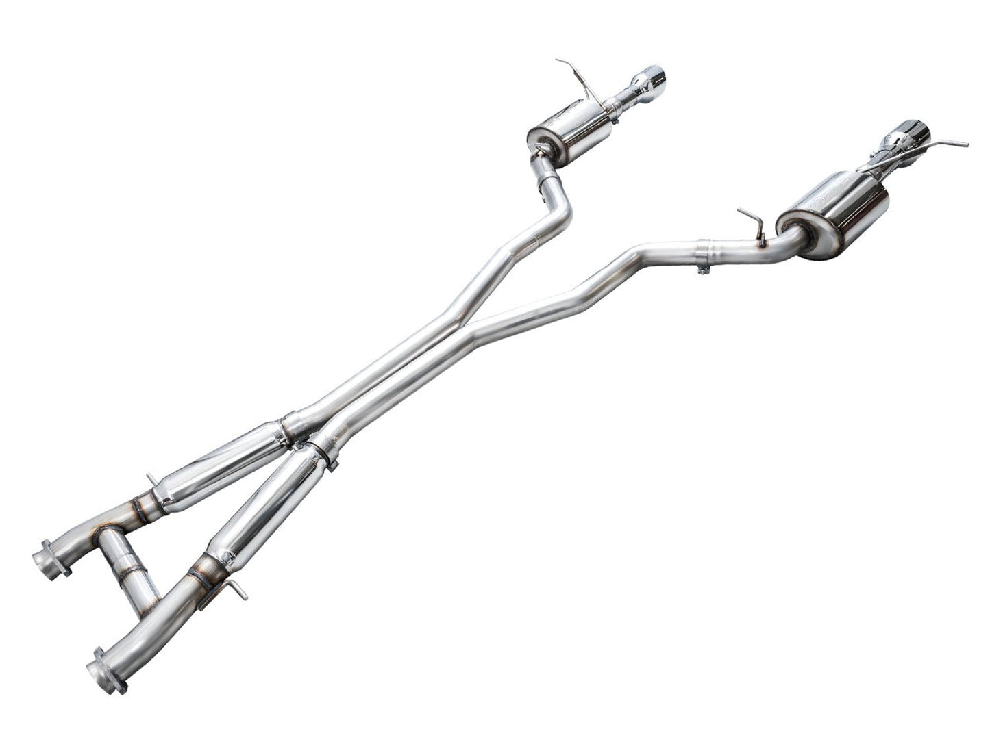 AWE Tuning Touring Edition Exhaust - Chrome Silver Tips for 18-23 Dodge Durango SRT & Hellcat (3015-32952)