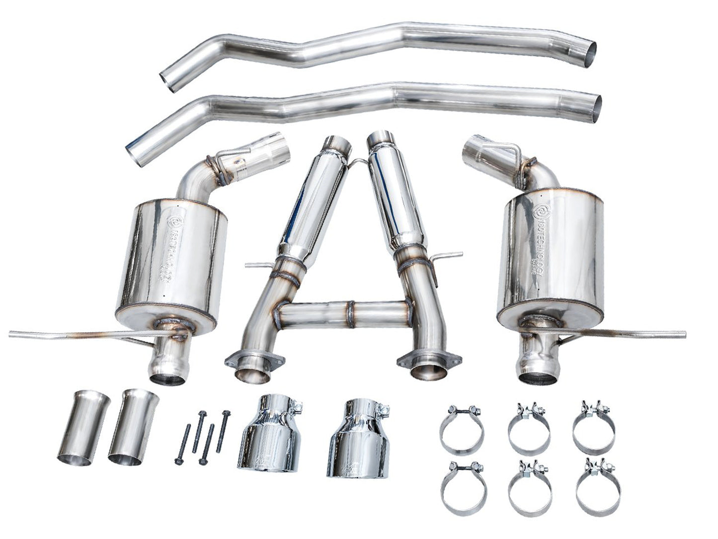 AWE Tuning Touring Edition Exhaust - Chrome Silver Tips for 18-23 Dodge Durango SRT & Hellcat (3015-32952)