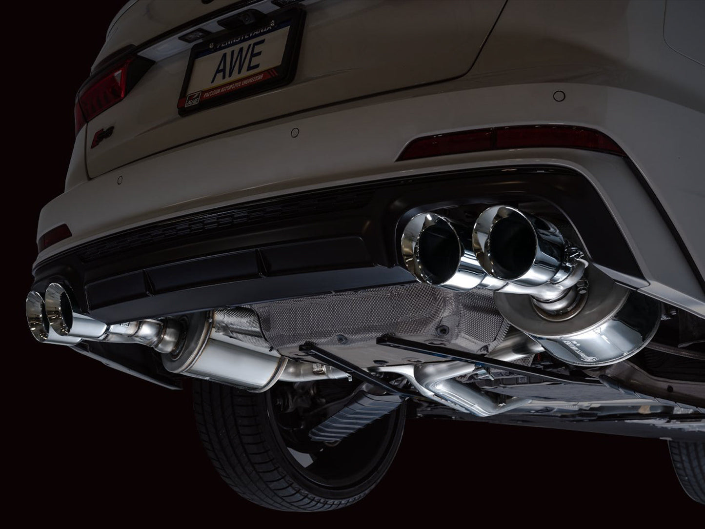 AWE Tuning Touring Edition Exhaust - Chrome Silver Tips for 19-23 Audi C8 S6/S7 (3015-42103)
