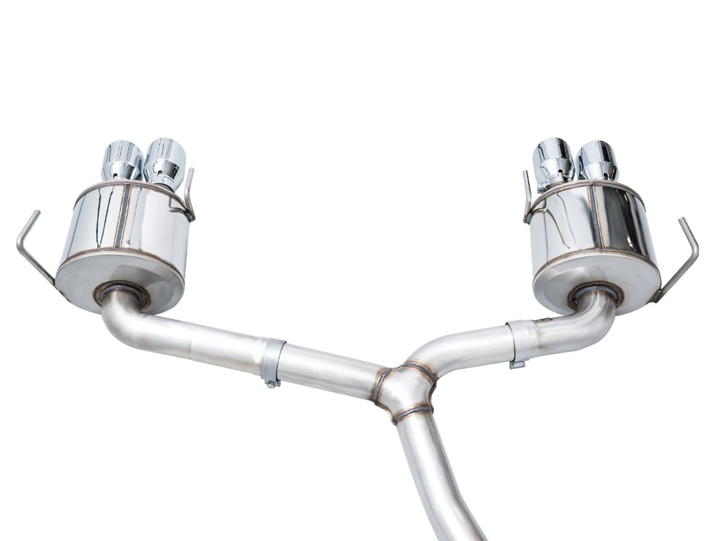 AWE Tuning Touring Edition Exhaust for VB Subaru WRX - Chrome Silver Tips (3015-42979)