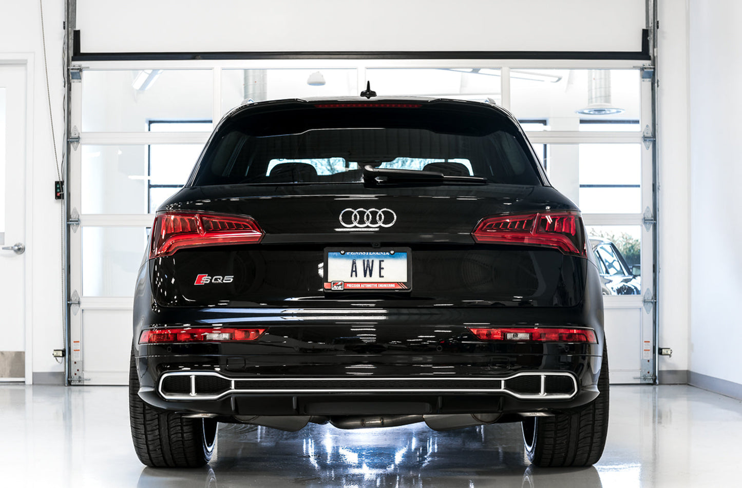 AWE Tuning Touring Edition Exhaust for Audi B9 SQ5 - Non-Resonated - No Tips (Turn Downs) (3020-31022)