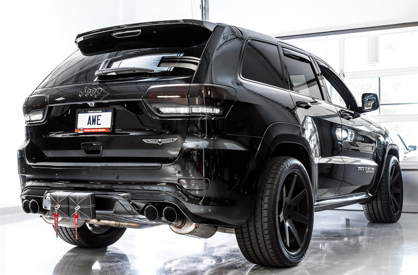 AWE Tuning Track Edition Exhaust for Jeep Grand Cherokee SRT and Trackhawk - for use with stock tips (3020-31023)