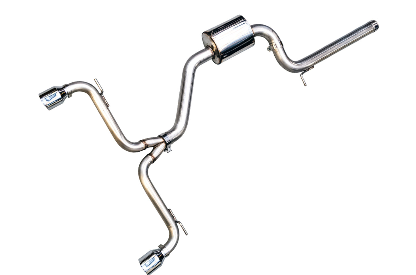 AWE Tuning Track Edition Exhaust for VW MK7 GTI - Chrome Silver Tips (3020-32022)