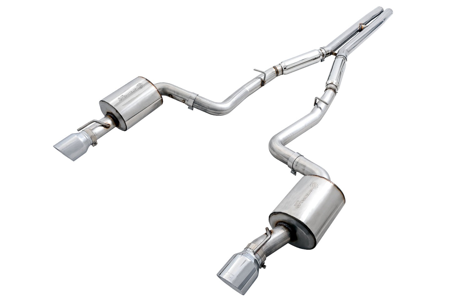 AWE Tuning Touring Edition Exhaust for 15+ Charger 6.4 / 6.2 SC - Non-Resonated - Chrome Silver Tips (3020-32056)