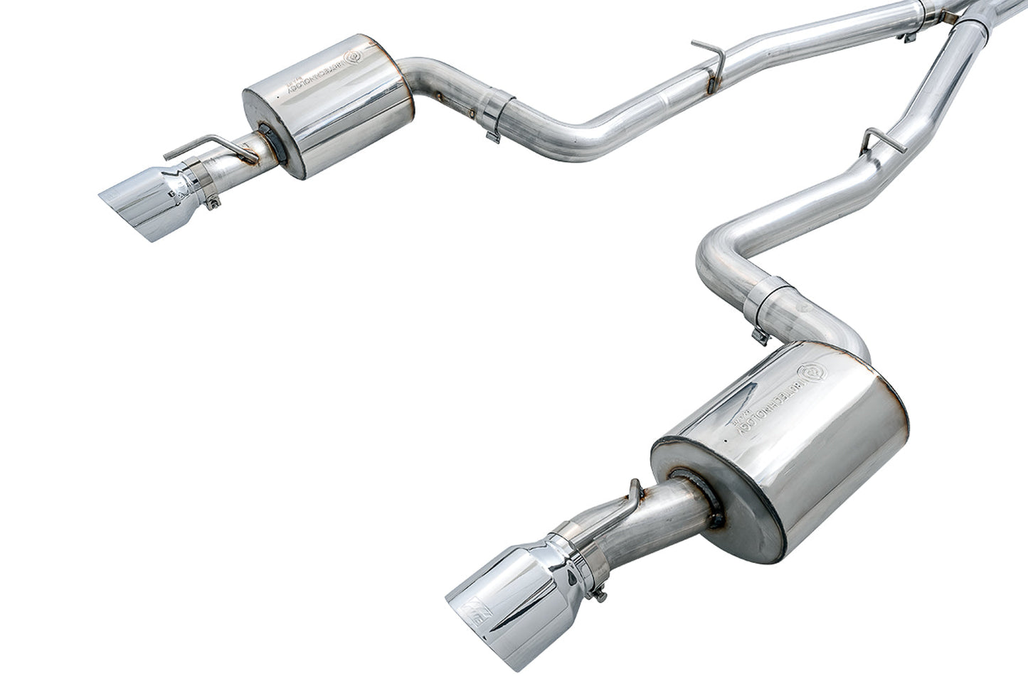 AWE Tuning Touring Edition Exhaust for 15+ Charger 6.4 / 6.2 SC - Non-Resonated - Chrome Silver Tips (3020-32056)