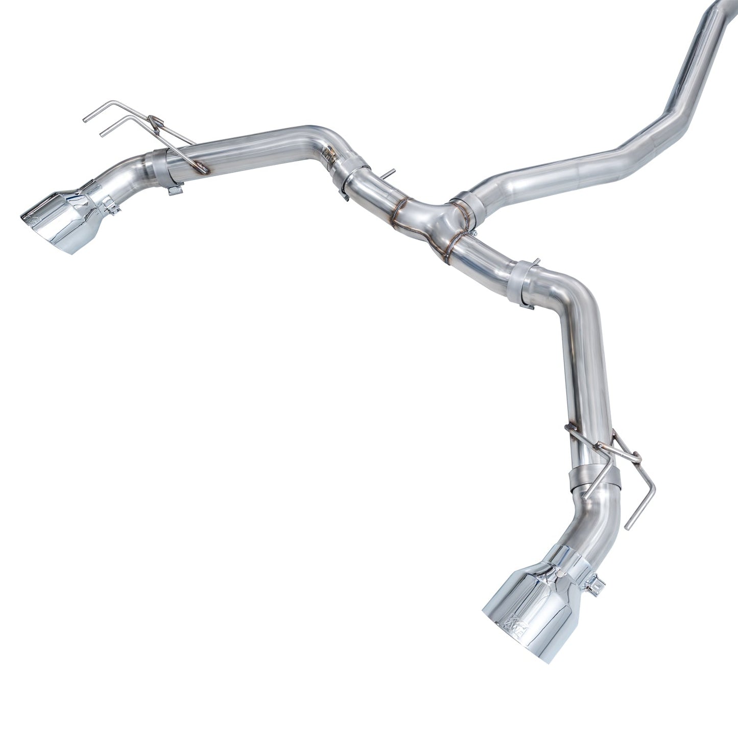 AWE Tuning Track Edition Catback Exhaust - Dual Chrome Silver Tips for 22+ Honda Civic Si/Acura Integra (3020-32331)