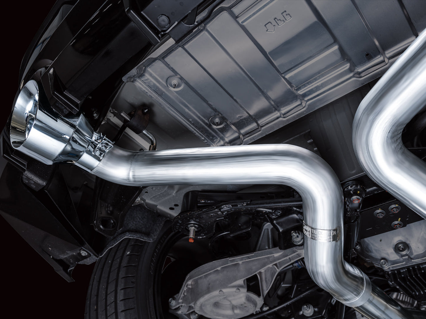 AWE Tuning Track Edition Catback Exhaust System w/ Chrome Silver Tips for 2023 Nissan Z RZ34 RWD (3020-32400)