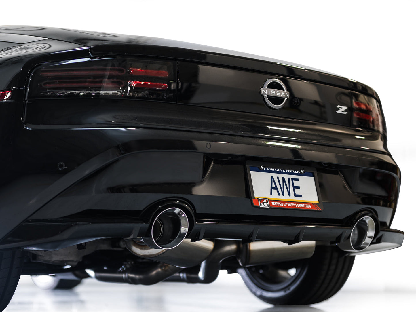 AWE Tuning Track Edition Catback Exhaust System w/ Chrome Silver Tips for 2023 Nissan Z RZ34 RWD (3020-32400)
