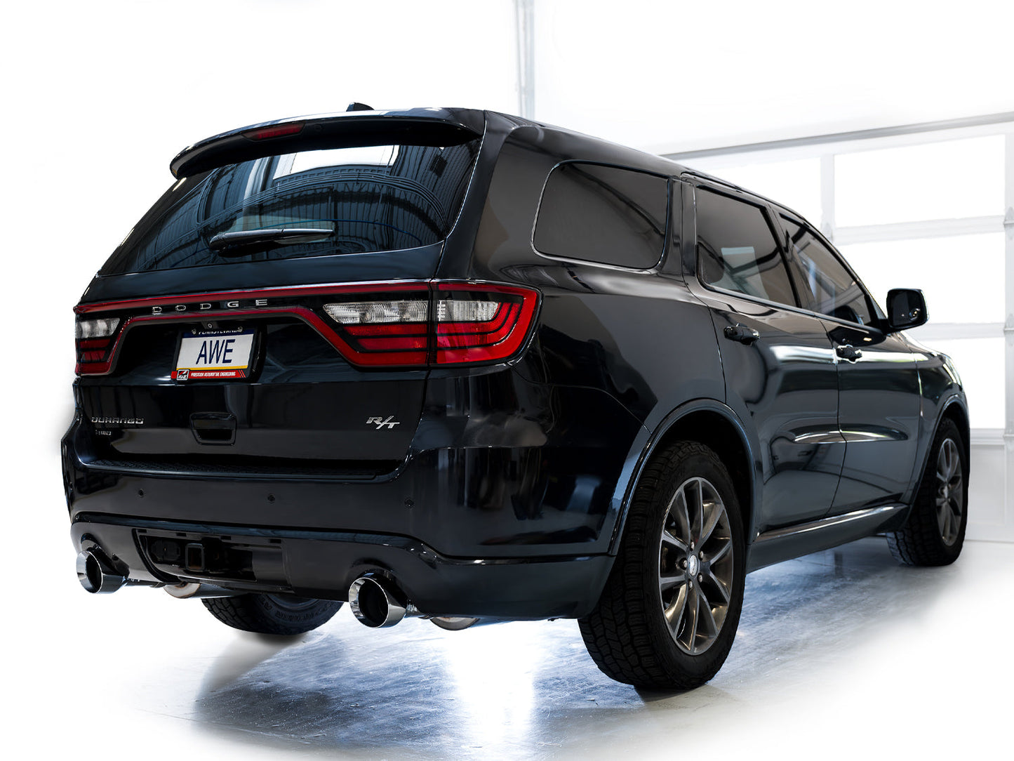 AWE Tuning Track Edition Exhaust w/ Chrome Silver Tips for 11-24 Dodge Durango 5.7L (3020-32575)
