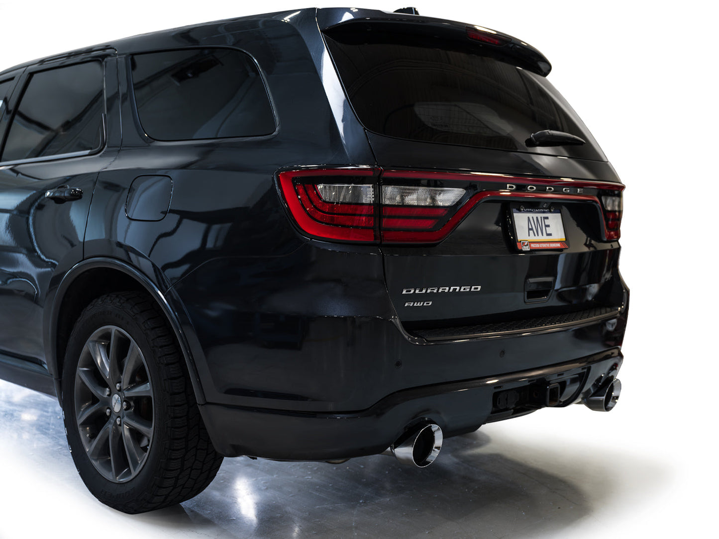 AWE Tuning Track Edition Exhaust w/ Chrome Silver Tips for 11-24 Dodge Durango 5.7L (3020-32575)