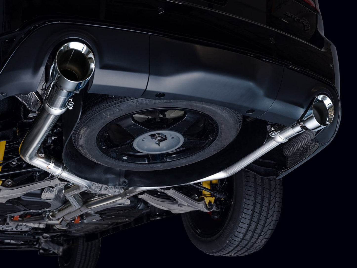 AWE Tuning Track Edition Exhaust - Chrome Silver Tips for 18-23 Dodge Durango SRT & Hellcat (3020-32952)