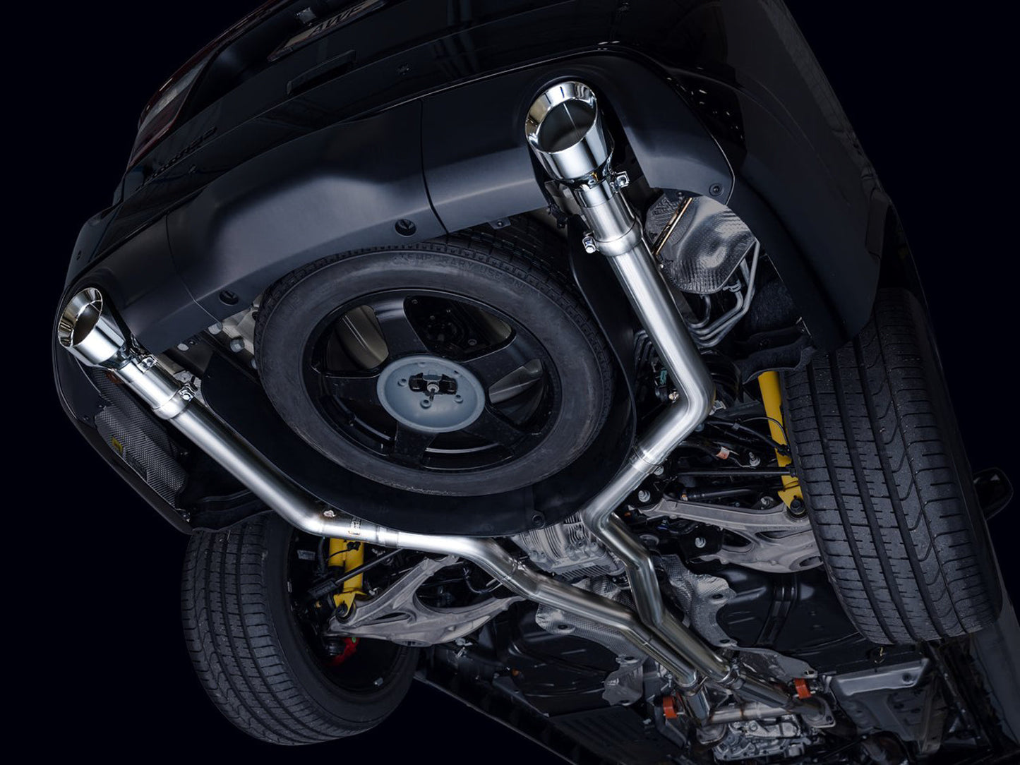 AWE Tuning Track Edition Exhaust - Chrome Silver Tips for 18-23 Dodge Durango SRT & Hellcat (3020-32952)