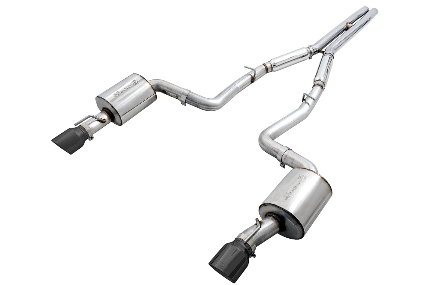 AWE Tuning Touring Edition Exhaust for 15+ Charger 6.4 / 6.2 SC - Non-Resonated - Diamond Black Tips (3020-33070)