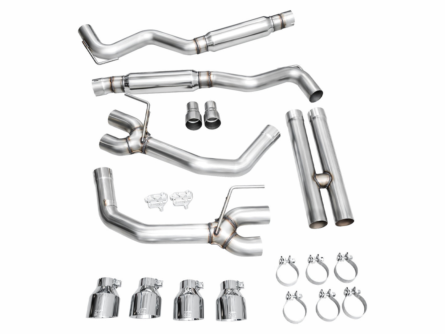 AWE Tuning Track Edition Catback Exhaust w/ Quad Chrome Silver Tips for 2024 Ford Mustang GT Fastback S650 RWD (3020-42650)