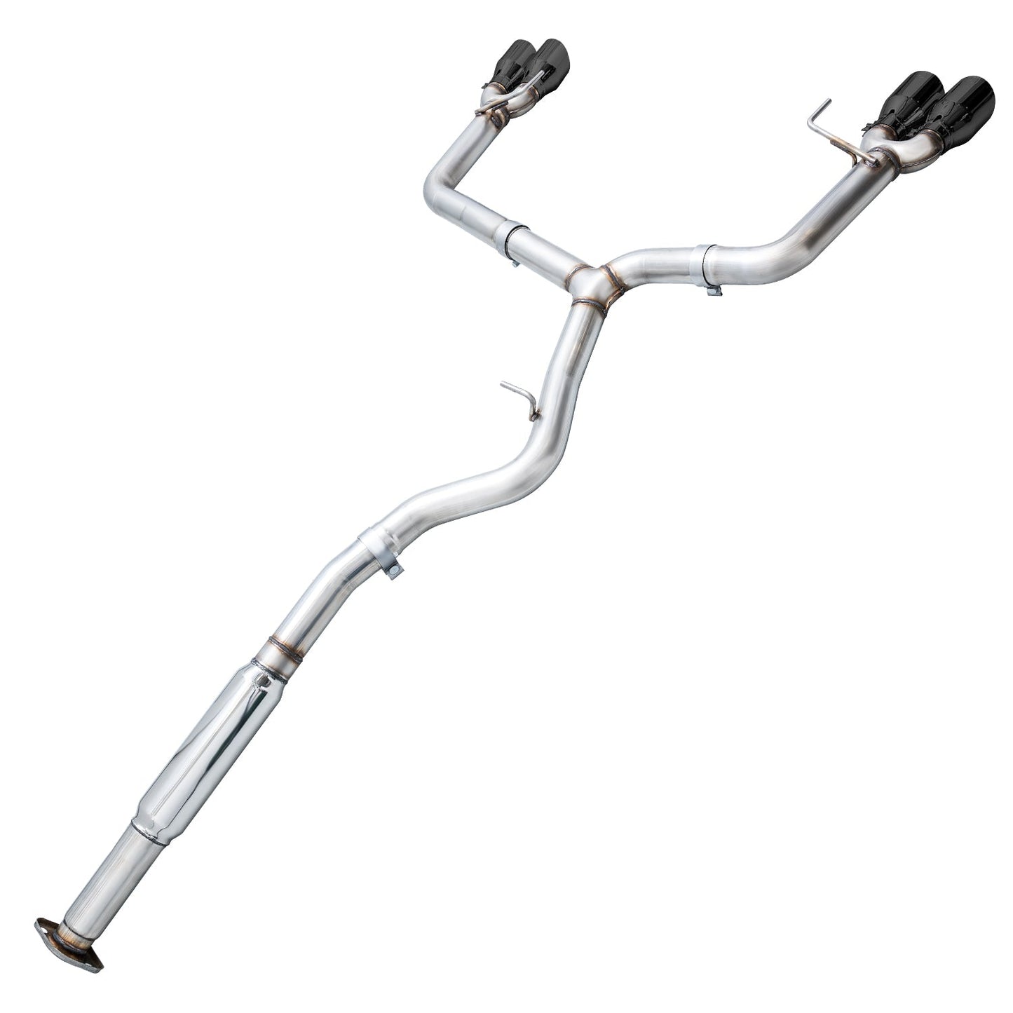AWE Tuning Track Edition Exhaust for VA / GV WRX / STI Sedan - Diamond Black Quad Tips (102mm) (3020-43066)