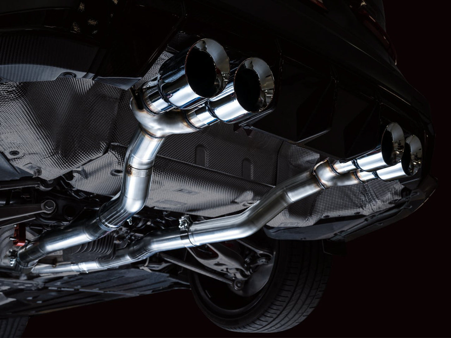 AWE Tuning Track Edition Catback Exhaust for BMW G8X M3/M4 - Chrome Silver Tips (3020-43482)
