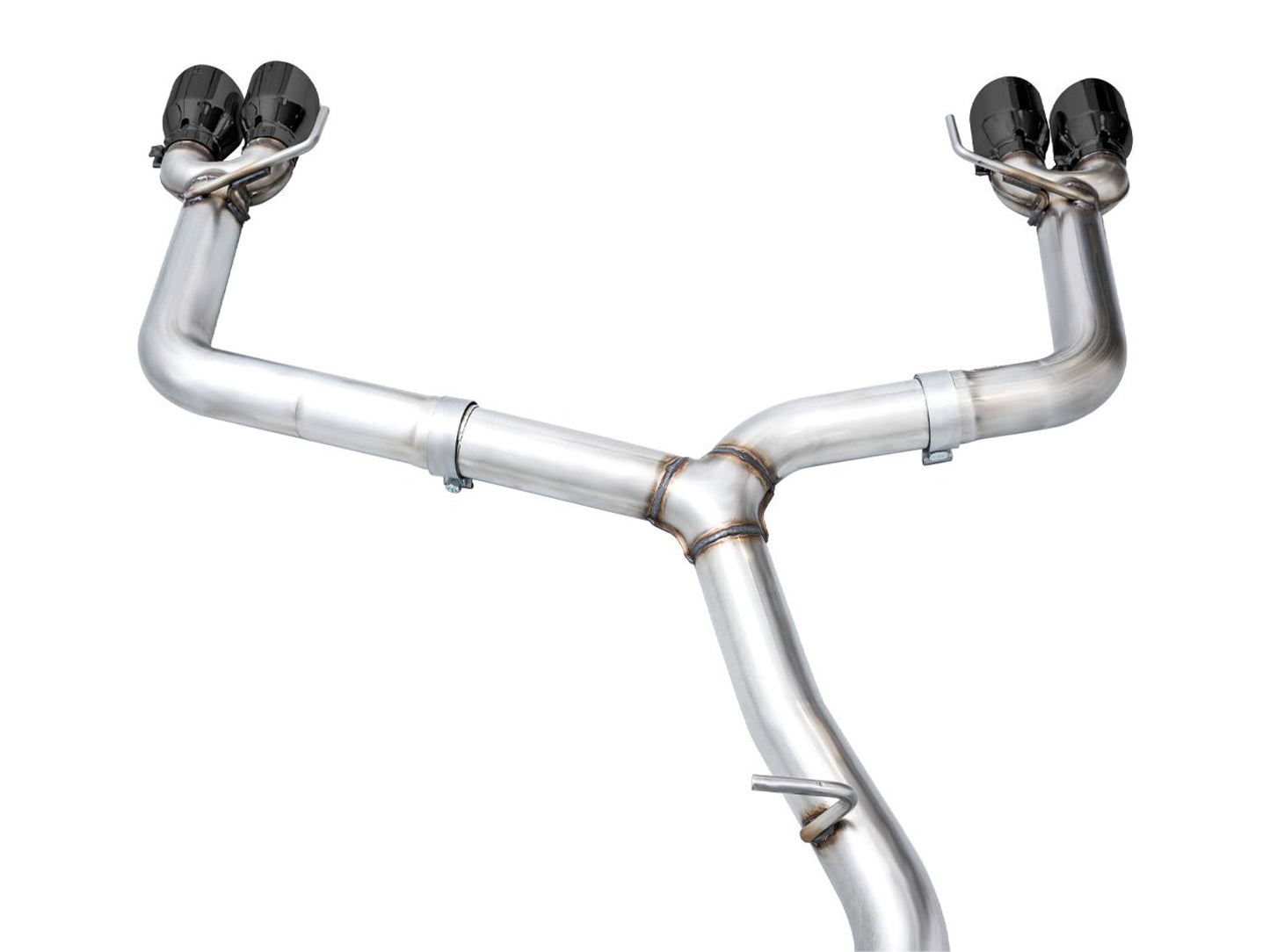 AWE Tuning Track Edition Exhaust - Diamond Black Tips for 2022+ VB Subaru WRX (3020-43979)
