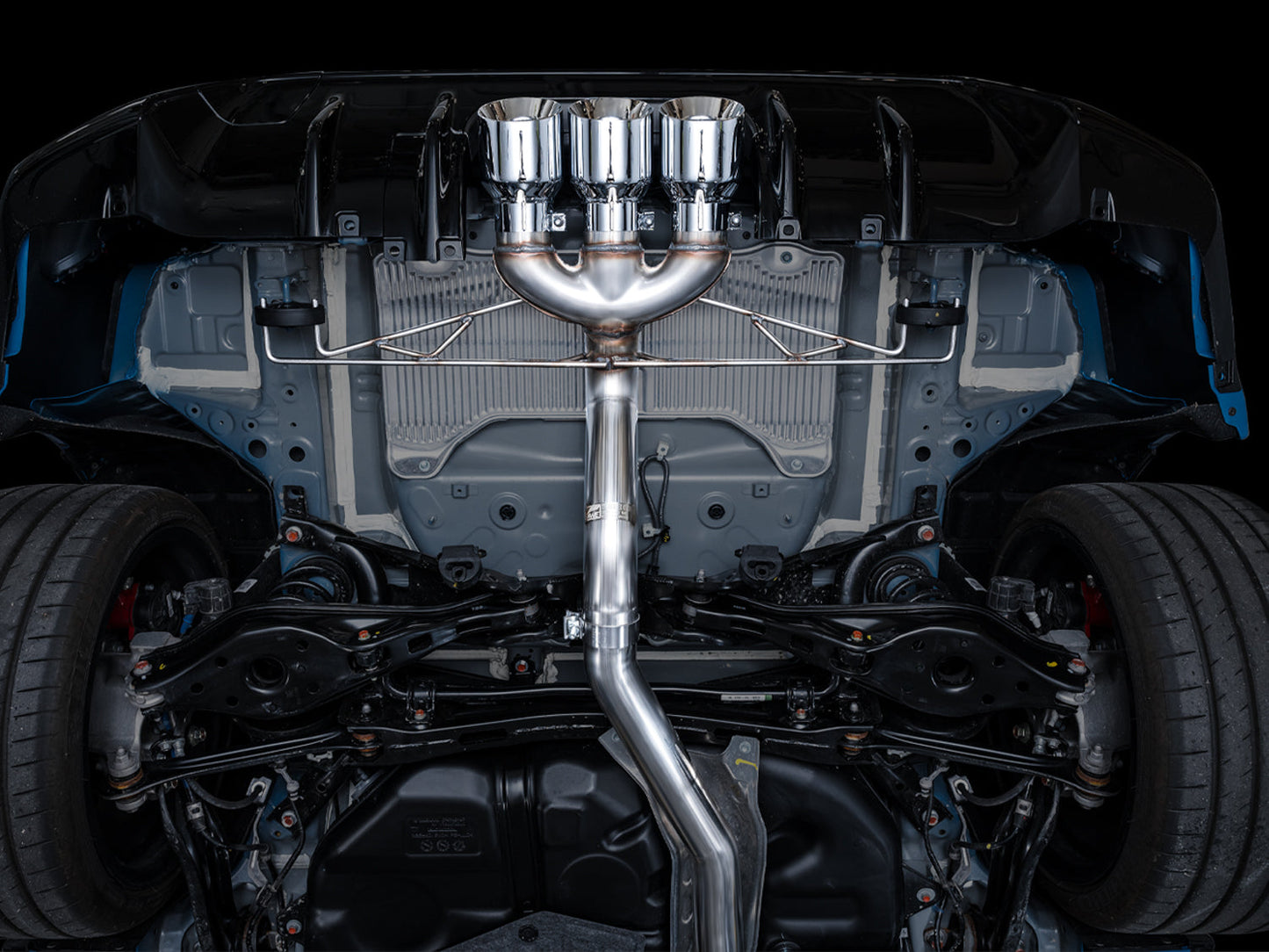 AWE Tuning Track Edition Exhaust w/ Triple Chrome Silver Tips for 2023 Honda Civic Type R FL5 (3020-52287)