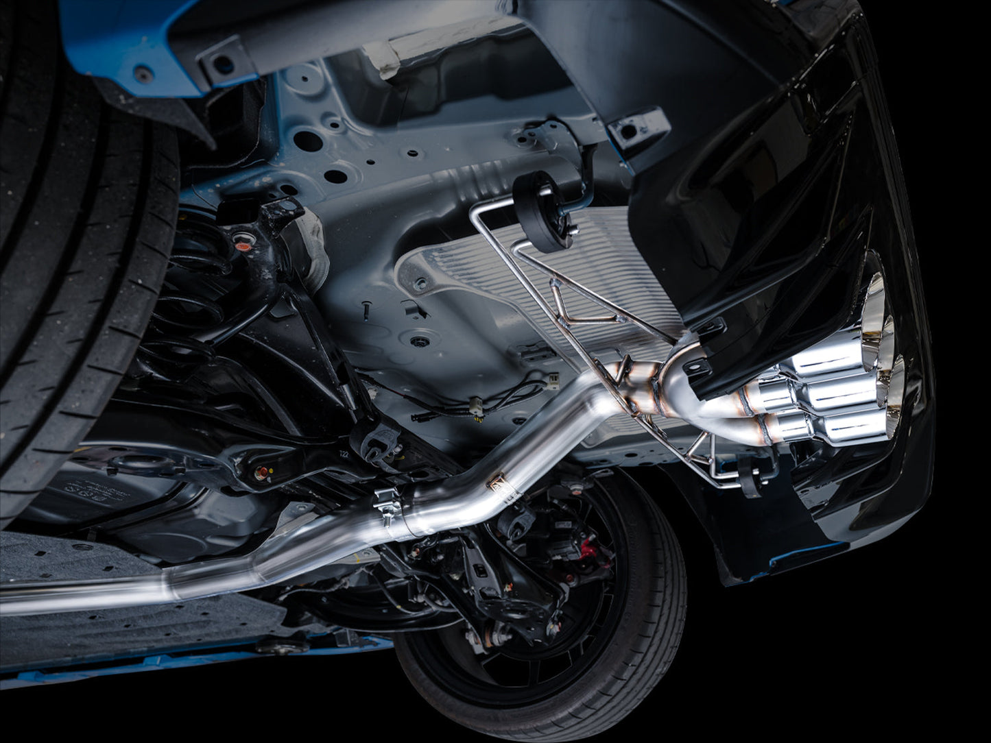 AWE Tuning Track Edition Exhaust w/ Triple Chrome Silver Tips for 2023 Honda Civic Type R FL5 (3020-52287)