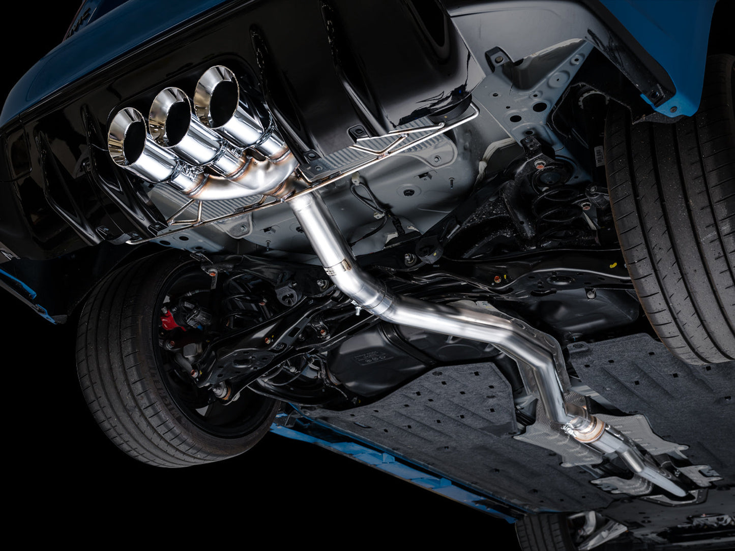 AWE Tuning Track Edition Exhaust w/ Triple Chrome Silver Tips for 2023 Honda Civic Type R FL5 (3020-52287)