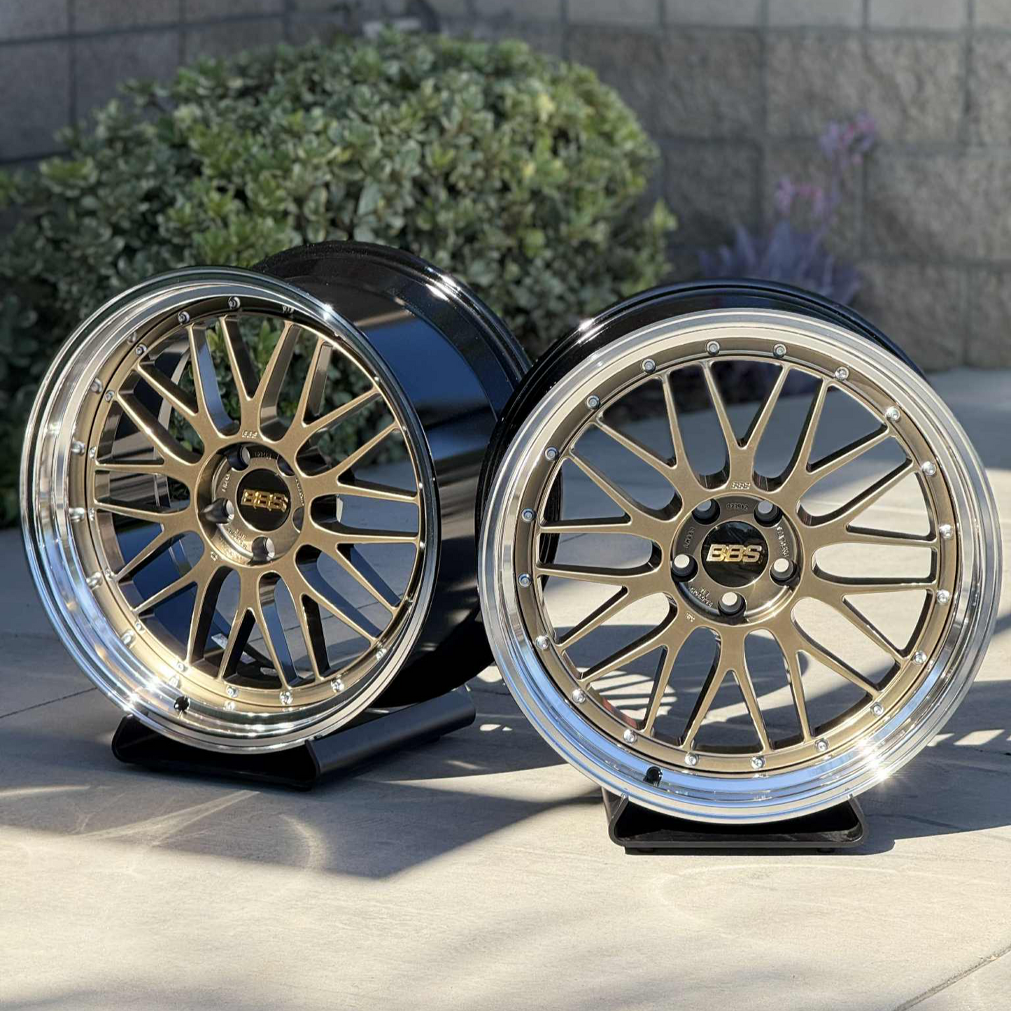 BBS LM 19x9.5 +23, 19x11 +35 5x112 Diamond Gold (SET)