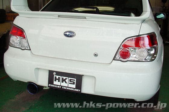HKS Super Turbo Muffler Exhaust - Subaru WRX STI 04-07