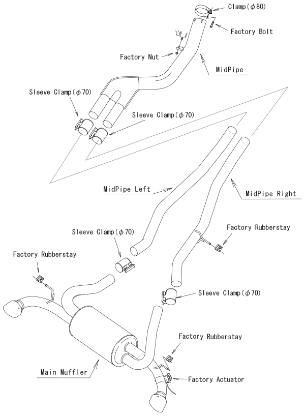 HKS Super Turbo Muffler (Cat-Back) - Toyota Supra GR A90 3.0 B58 2020+