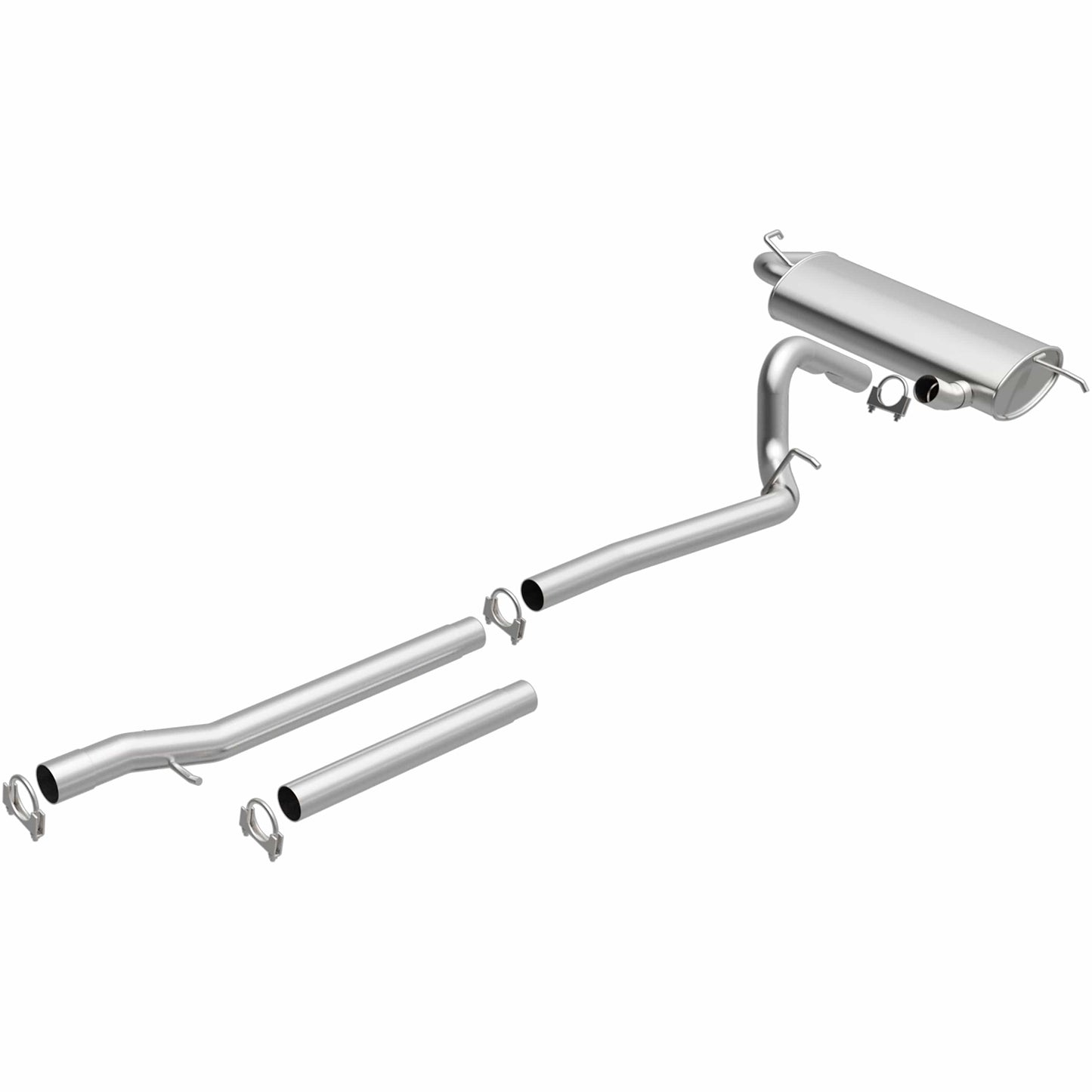 BRExhaust 2007-2011 Jeep Wrangler 3.8L Direct-Fit Replacement Exhaust System