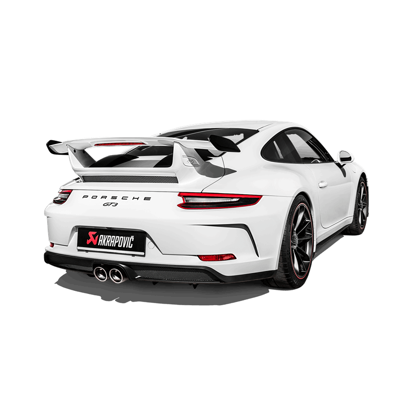 Akrapovic Porsche 911 GT3 (991.2) Slip-On Race Line (Titanium) w/Titanium Tail Pipe Set