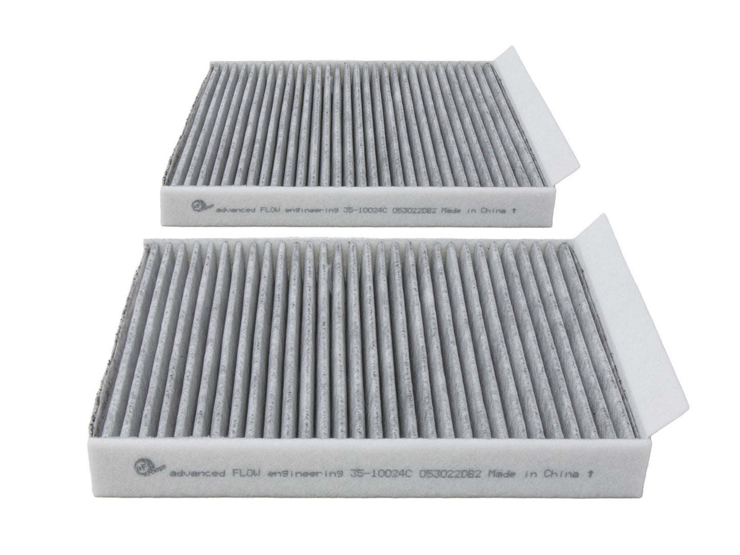 aFe Power 09-19 BMW 5/6/7 Series Various Models Carbon Cabin Air Filter (Pair) (35-10024C-MB)