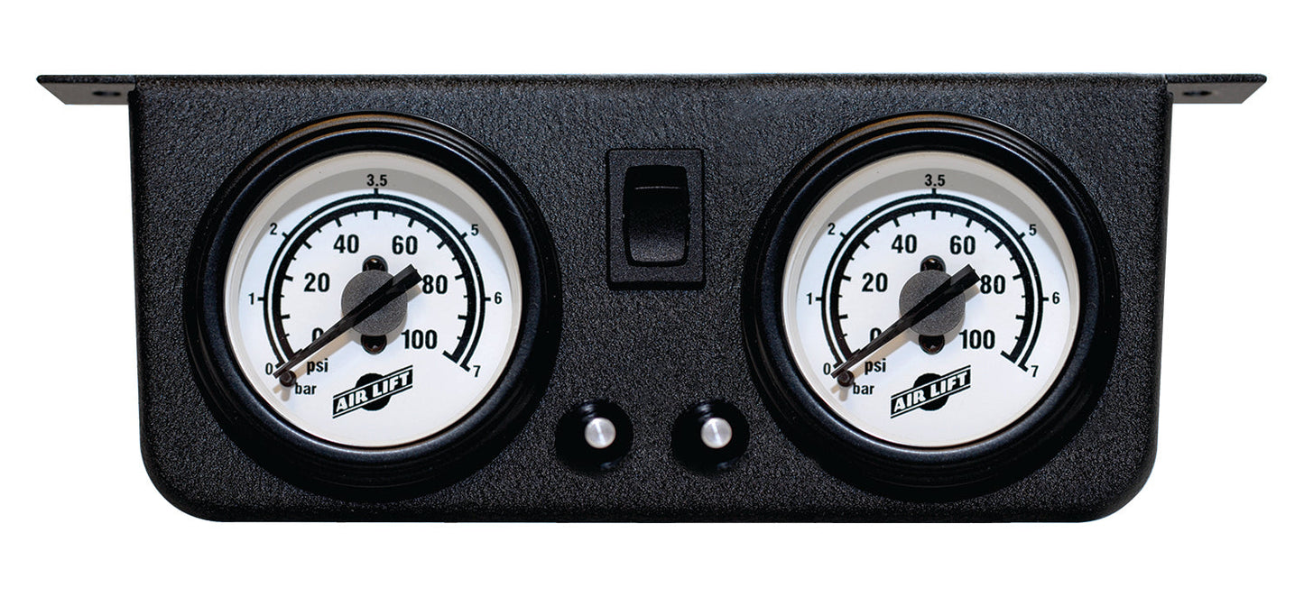 Air Lift Dual Gauge Panel Assembly for 25812(26159)