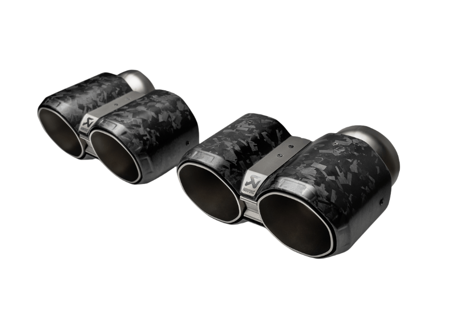 Akrapovic Octagonal Chopped Carbon Tail Pipe Set - BMW / G8X / M2 / M3 / M4