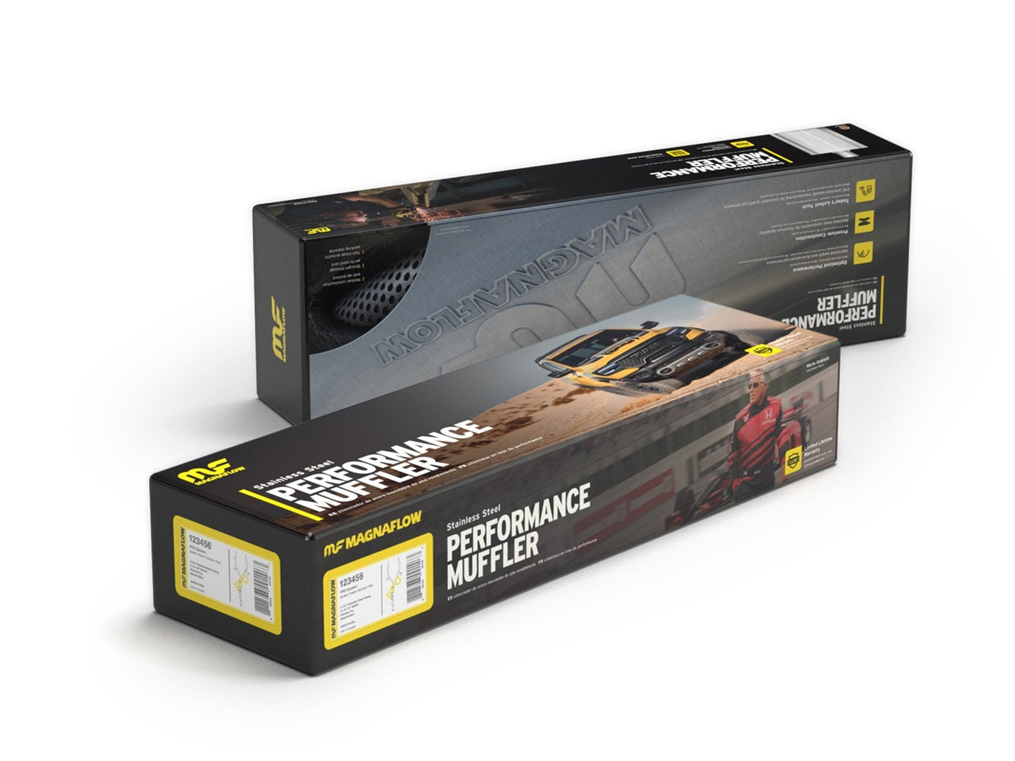 MagnaFlow 4 X 9in. Oval Straight-Through Performance Exhaust Muffler 11244