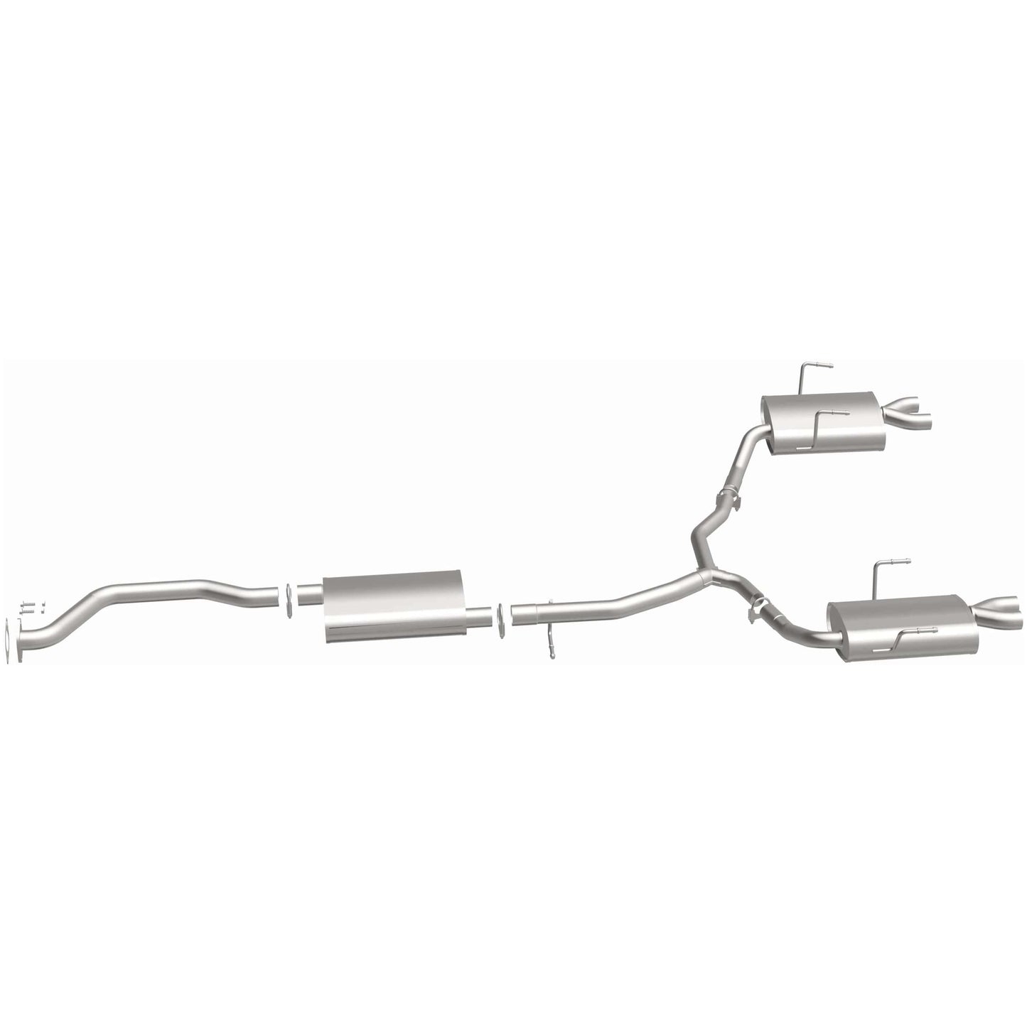 BRExhaust 2009-2012 GMC Acadia 3.6L Direct-Fit Replacement Exhaust System