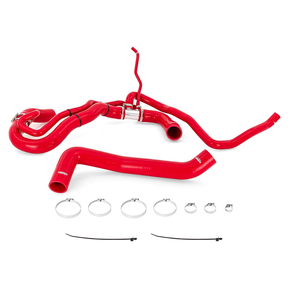 Mishimoto Silicone Coolant Hose Kit, fits Chevrolet/GMC 6.6L Duramax 2017-2019, Red