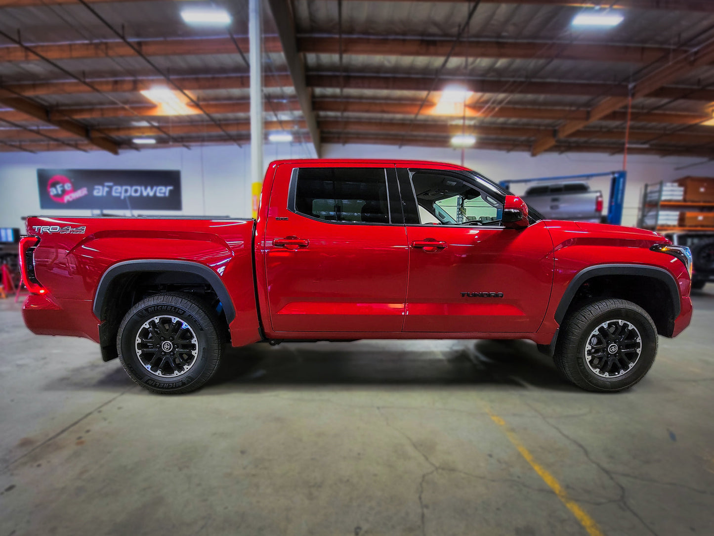 aFe Power CONTROL 1.875 IN Leveling Kit 22-23 Toyota Tundra - Red (416-72T005-R)