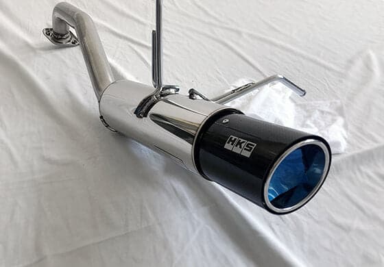 HKS Hi-Power Muffler with Carbon Tip - Honda Fit Sport GK5 2018+