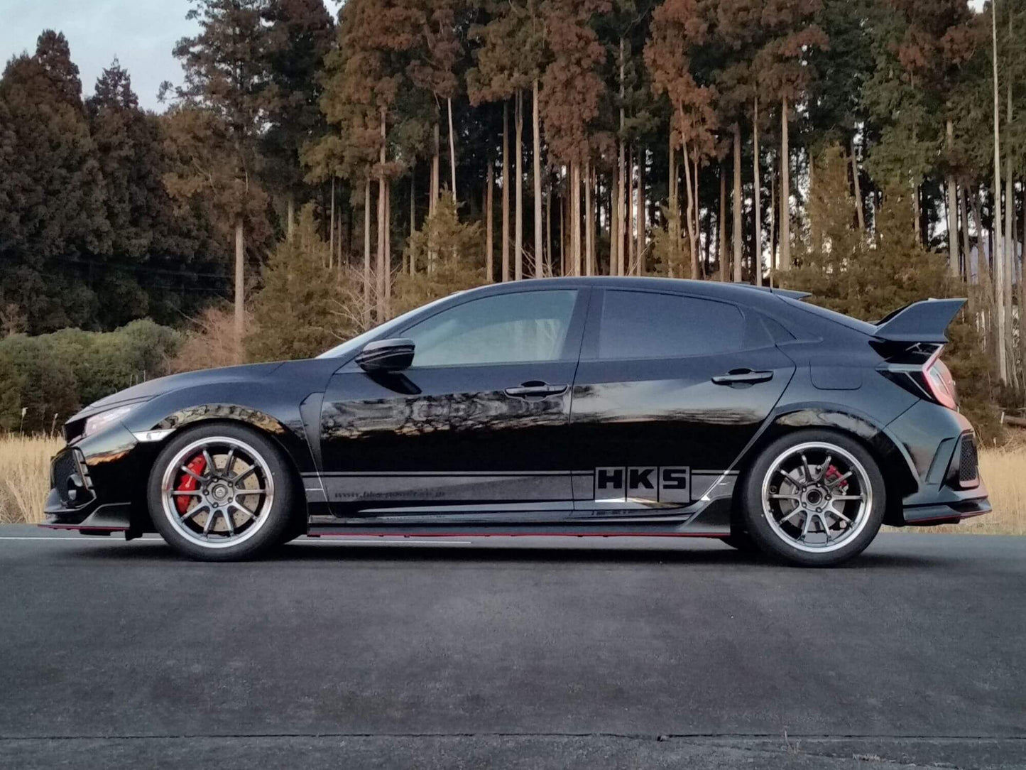 HKS Hipermax S Coilovers with Front Pillowball Mount - Honda Civic Type R FK8 17-21