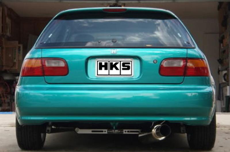 HKS Hi-Power Exhaust - Honda Civic DX,Si D16Z6 Hatchback 1992-1995
