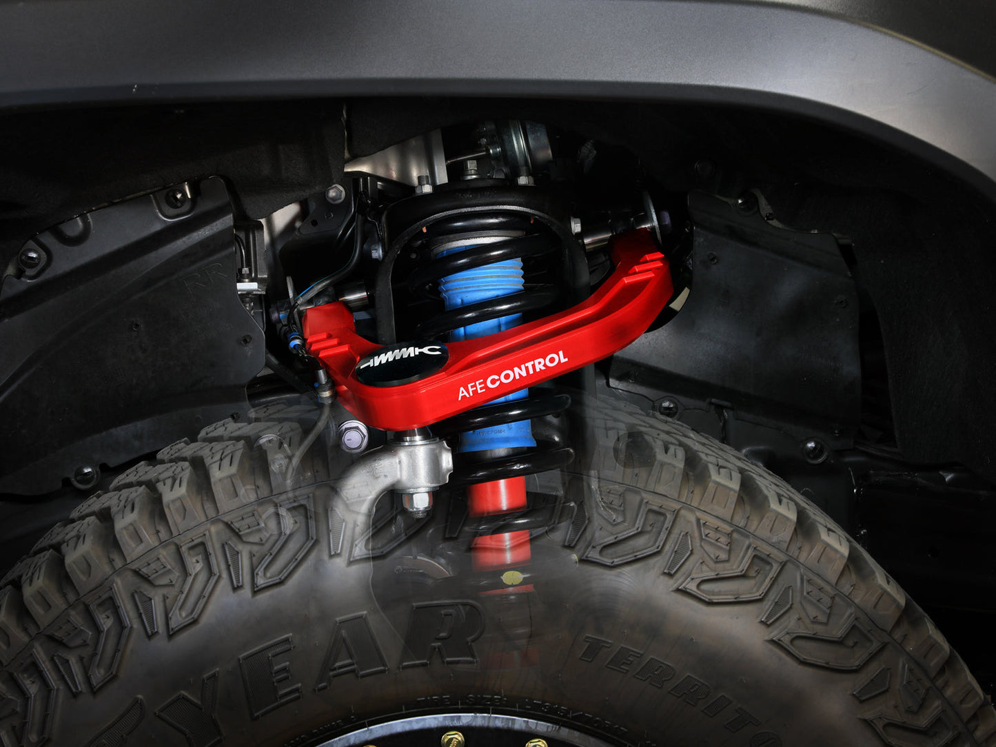 aFe Power Control 24-26 Toyota Tacoma Upper Control Arms - Set (Red) (460-72T006-R)