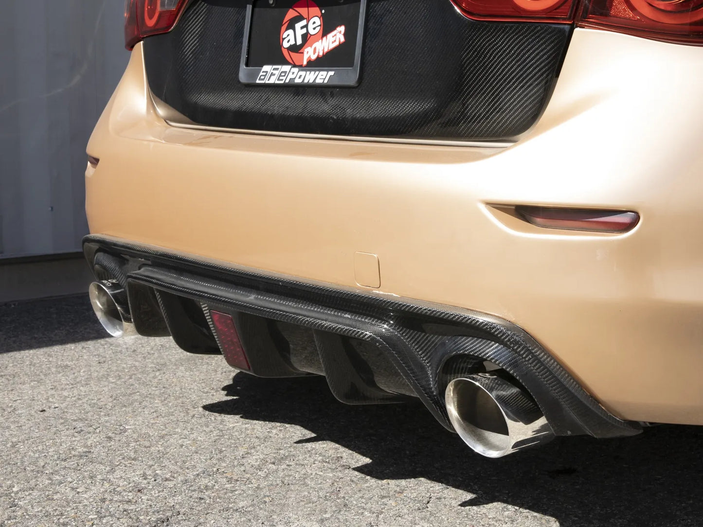 aFe Takeda 2.5" Stainless Steel Cat-Back Exhaust System | 2014-2015 Infiniti Q50 3.7L (49-36136)