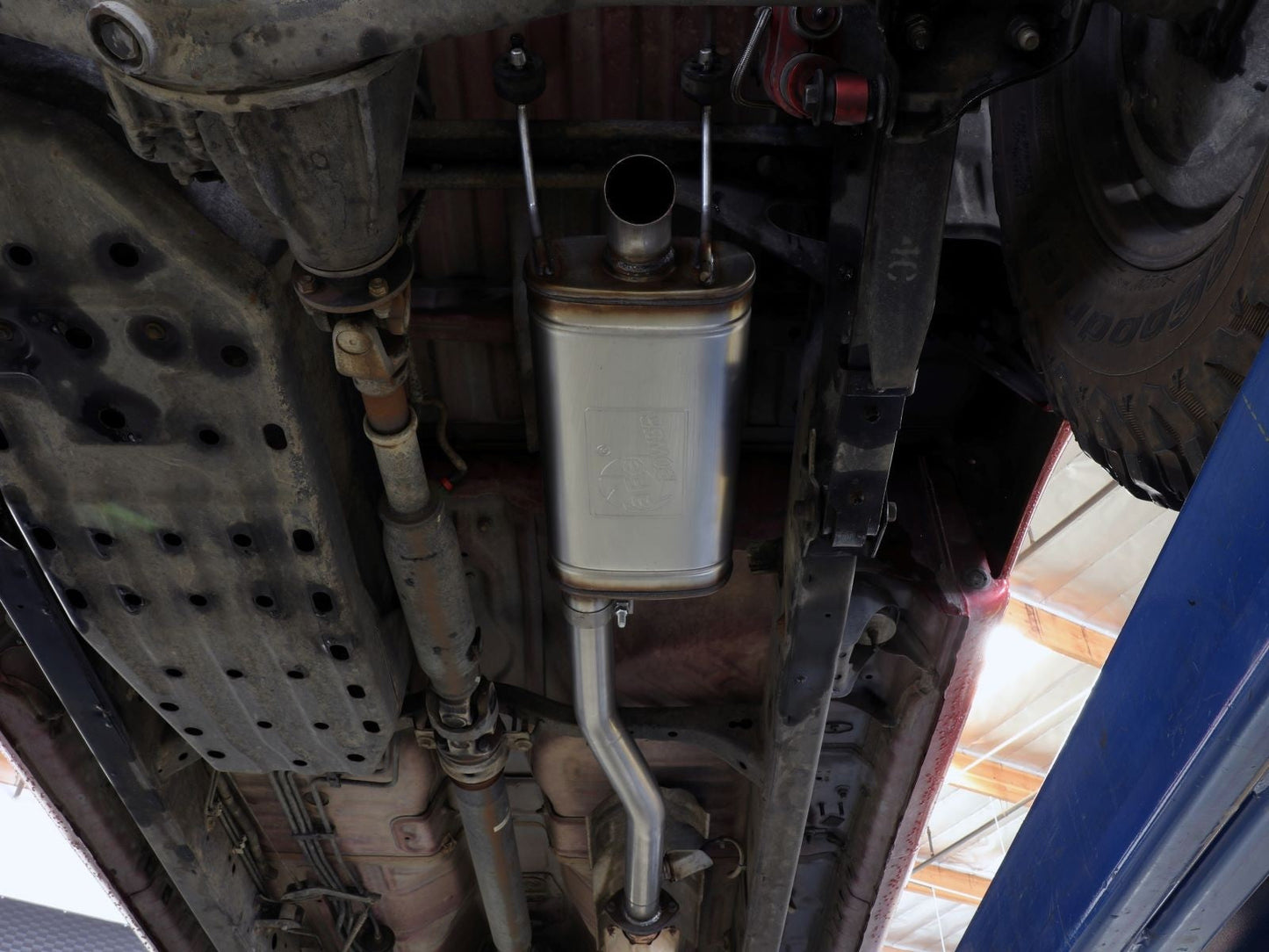 aFe Power 00-04 Toyota Tacoma ROCK BASHER 2.5in 409 SS Cat-Back Exhaust - L4-2.7L / V6-3.5L (49-46066)