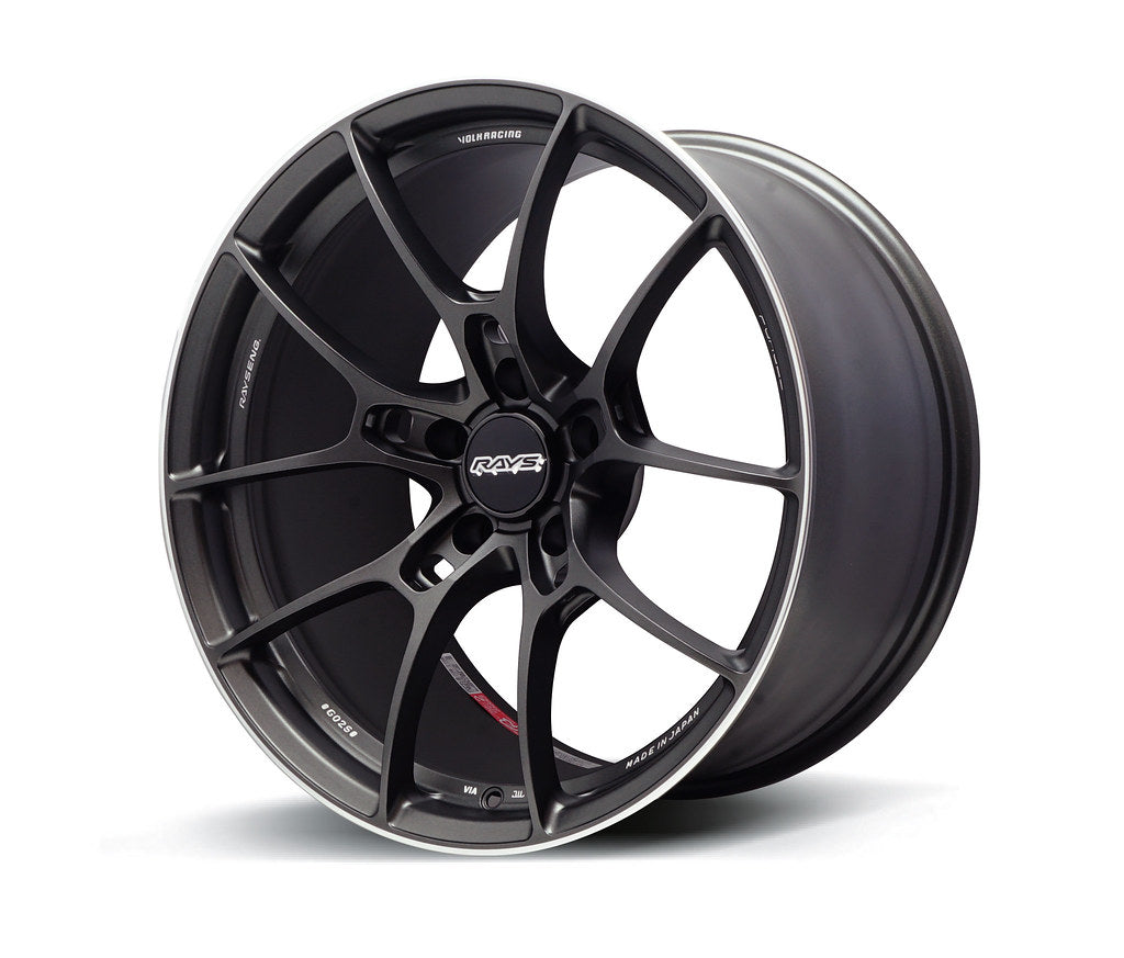 Volk Racing G025 19x9.5 +44 5x120 Matte Gunblack / Rim Edge DC (SET)